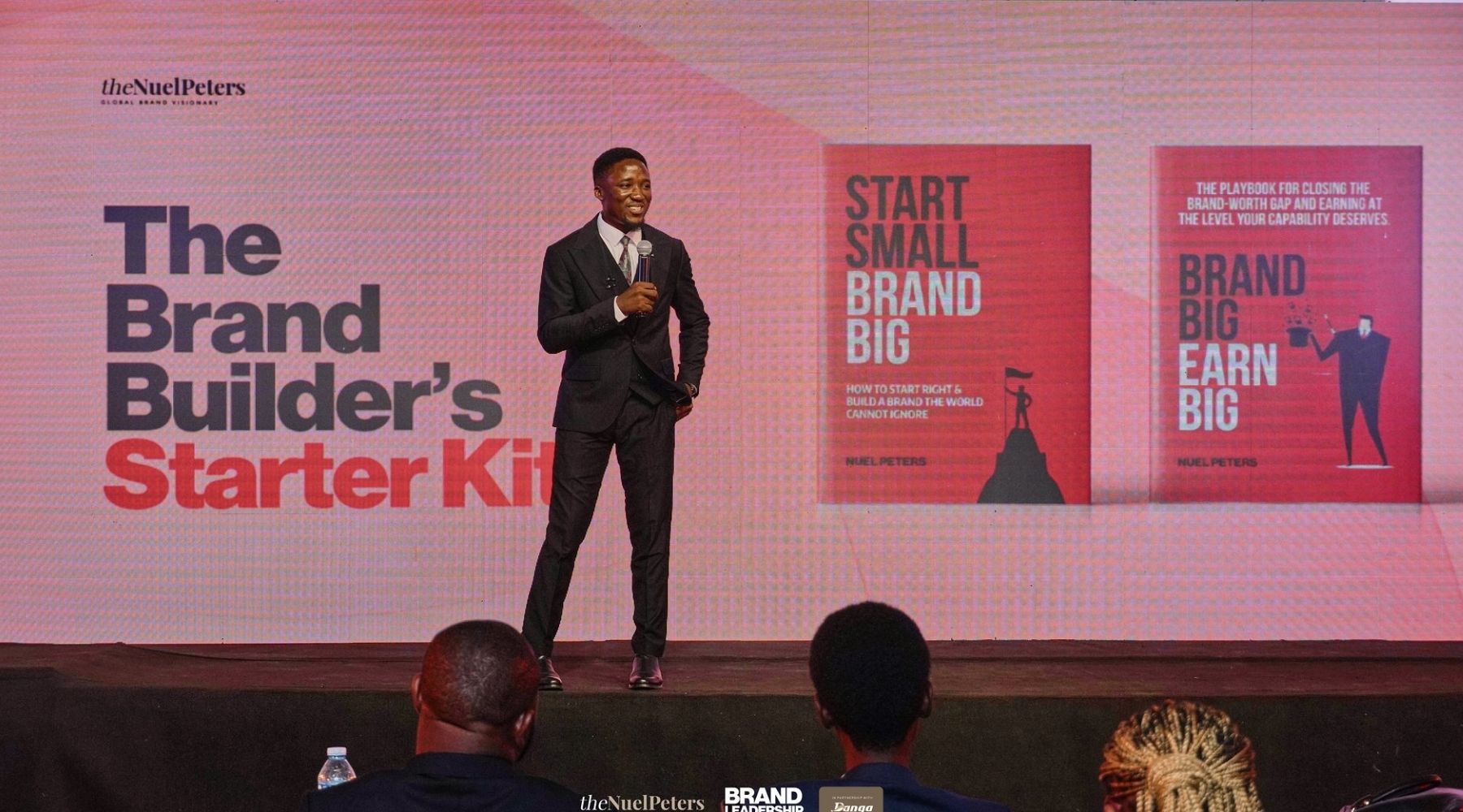 Nuel Peters launching his two new books